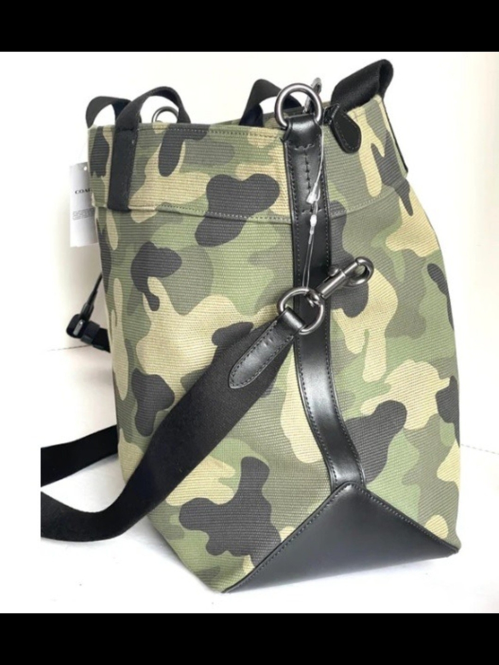 Coach Tote 38 In Camo Print - Picture 4 of 10